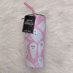 Halloween Pink Ghost tumbler